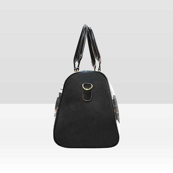 Paris black theme weekender bag